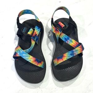 Chaco Z1 Classic Rainbow Tie Dye UnaWeep Sports Hiking Sandals Womens Size 6